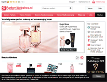 Tablet Screenshot of parfumwebshop.nl